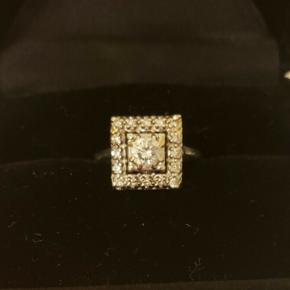 Designer Ring by Jabel Art Deco Platinum .5ct Ring - Picture 8 of 8